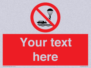 Custom No parasailing